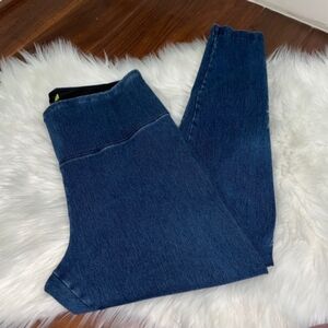 Lysse Jeans Tummy Control Leggings Size L Slim Skinny
